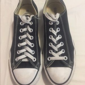 Black and White low-top Converse